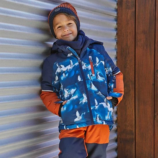 Deux Par Deux Two Piece Snowsuit Blue With Printed Penguins And Orange Deux Par Deux Two Piece Snowsuit Blue With Printed Penguins And Orange -Deux par Deux Shop unnamed file 330