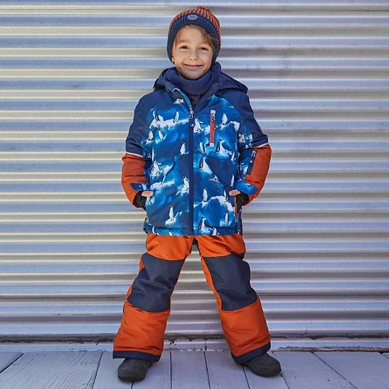 Deux Par Deux Two Piece Snowsuit Blue With Printed Penguins And Orange Deux Par Deux Two Piece Snowsuit Blue With Printed Penguins And Orange -Deux par Deux Shop unnamed file 331
