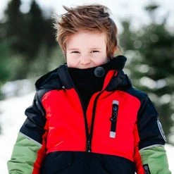 Deux Par Deux Printed Camo Two Piece Snowsuit Dark Grey, Red And Green Lime -Deux par Deux Shop unnamed file 368