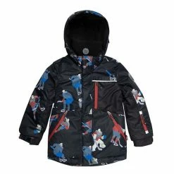 Deux Par Deux Two Piece Snowsuit Printed Hockey Players Black -Deux par Deux Shop unnamed file 385