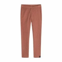 Deux Par Deux Rib Legging Peach Pink