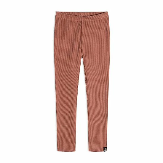 Deux Par Deux Rib Legging Peach Pink