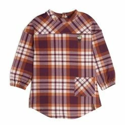 Deux Par Deux Printed Shirt Dress With Long Sleeves