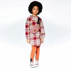 Deux Par Deux Printed Shirt Dress With Long Sleeves -Deux par Deux Shop unnamed file 435