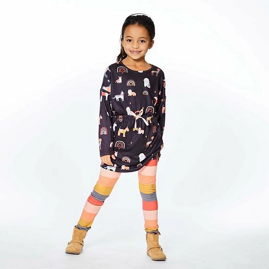 Deux Par Deux Printed Poodles Long Sleeve Tunic - Image 2