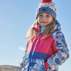 Deux Par Deux Printed Frosted Flowers Two Piece Snowsuit Navy Blue And Red -Deux par Deux Shop unnamed file 469