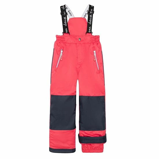 Deux Par Deux Printed Frosted Flowers Two Piece Snowsuit Blue And Red - Image 5