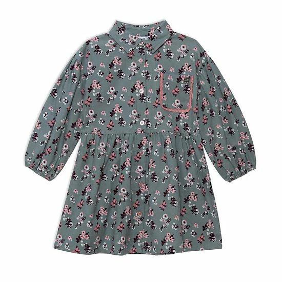 Deux Par Deux Long Sleeve Baby Corduroy Printed Dress Deux Par Deux Long Sleeve Baby Corduroy Printed Dress -Deux par Deux Shop unnamed file 506