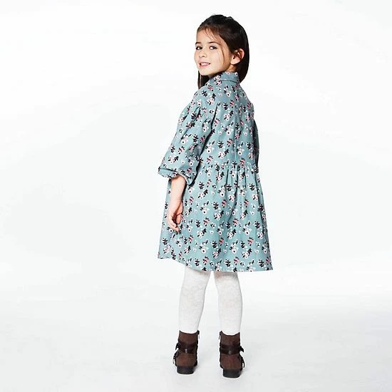 Deux Par Deux Long Sleeve Baby Corduroy Printed Dress Deux Par Deux Long Sleeve Baby Corduroy Printed Dress -Deux par Deux Shop unnamed file 507