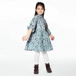 Deux Par Deux Long Sleeve Baby Corduroy Printed Dress 5 Deux Par Deux Long Sleeve Baby Corduroy Printed Dress -Deux par Deux Shop unnamed file 509