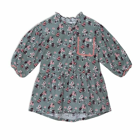 Deux Par Deux Baby Corduroy Long Sleeve Tunic Printed Flowers Deux Par Deux Baby Corduroy Long Sleeve Tunic Printed Flowers -Deux par Deux Shop unnamed file 540