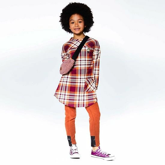 Deux Par Deux Cut And Sew Leggings Ocher - Image 3