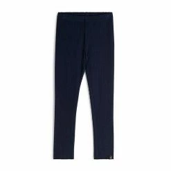 Deux Par Deux Rib Legging Dark Blue