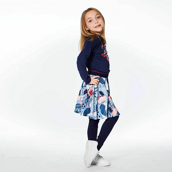 Deux Par Deux Rib Legging Dark Blue - Image 2