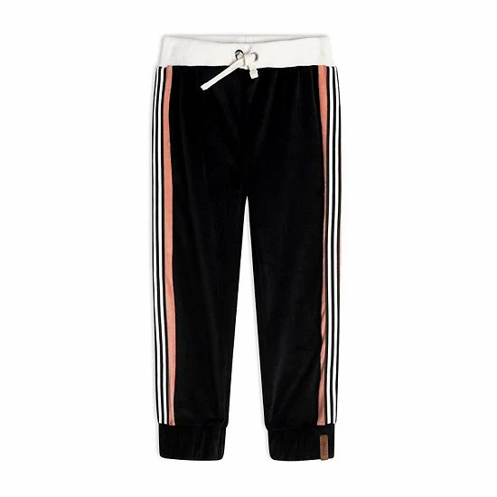 Deux Par Deux Cut And Sew Velvet Pant