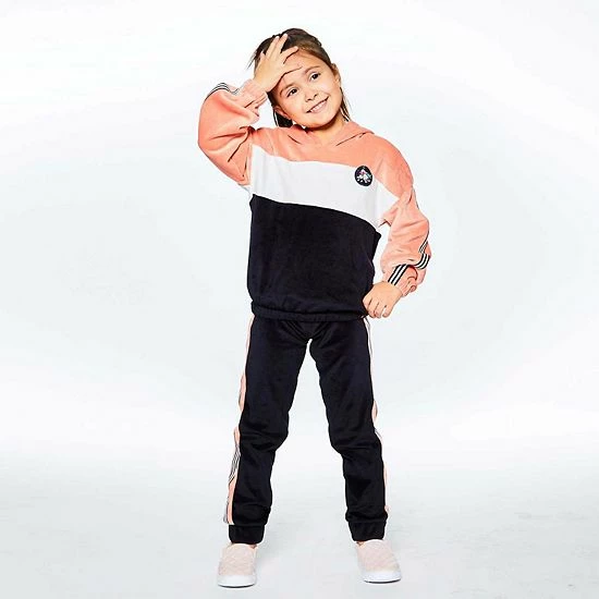 Deux Par Deux Cut And Sew Velvet Pant - Image 2