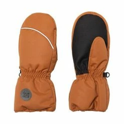 Deux Par Deux Winter Mittens Brown