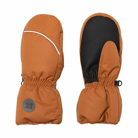 Deux Par Deux Winter Mittens Brown