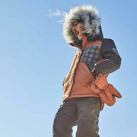 Deux Par Deux Winter Mittens Brown - Image 2