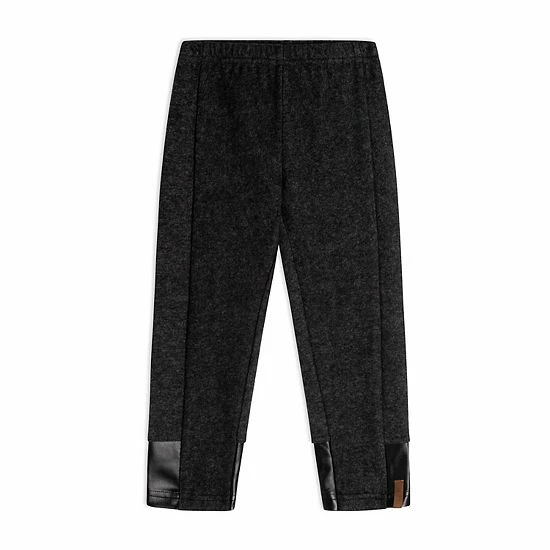 Deux Par Deux Cut And Sew Leggings Dark Heather Grey