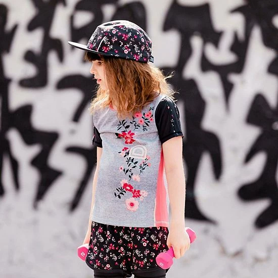 Deux Par Deux Athletic Short With Printed Flowers Deux Par Deux Athletic Short With Printed Flowers -Deux par Deux Shop unnamed file 640