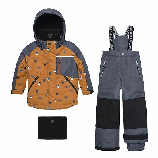 Deux Par Deux Printed Little Dogs Two Piece Snowsuit Yellow And Grey Deux Par Deux Printed Little Dogs Two Piece Snowsuit Yellow And Grey -Deux par Deux Shop unnamed file 754