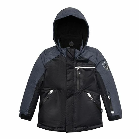 Deux Par Deux Printed Dinosaurs Two Piece Snowsuit Black - Image 2