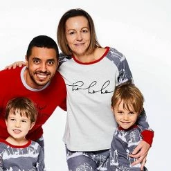 Deux Par Deux Organic Cotton Christmas Family Two Piece Printed Pajama Set For Mom -Deux par Deux Shop unnamed file 786