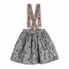 Deux Par Deux Printed Flowers Corduroy Skirt -Deux par Deux Shop unnamed file 789