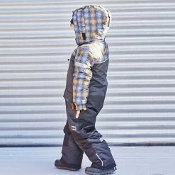 Deux Par Deux One Piece Snowsuit Checked Print -Deux par Deux Shop unnamed file 838
