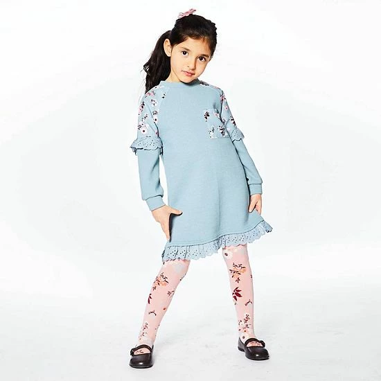 Deux Par Deux Raglan Long Sleeve Dress With Frill Deux Par Deux Raglan Long Sleeve Dress With Frill -Deux par Deux Shop unnamed file 859