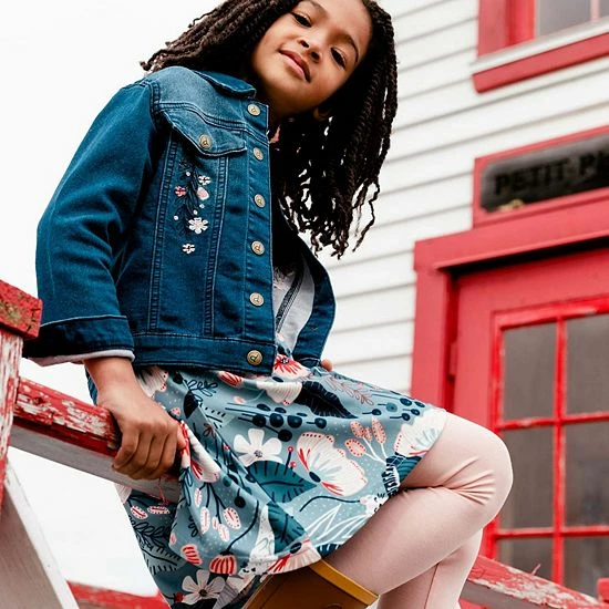 Deux Par Deux Printed Weasels Flared Skirt - Image 3