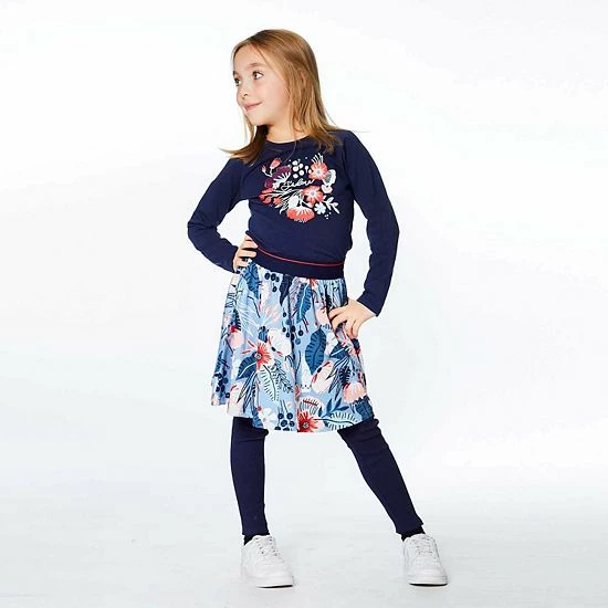 Deux Par Deux Printed Weasels Flared Skirt - Image 4