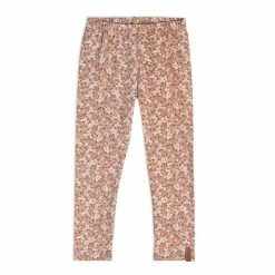 Deux Par Deux Cotton Legging Printed Mini Flowers