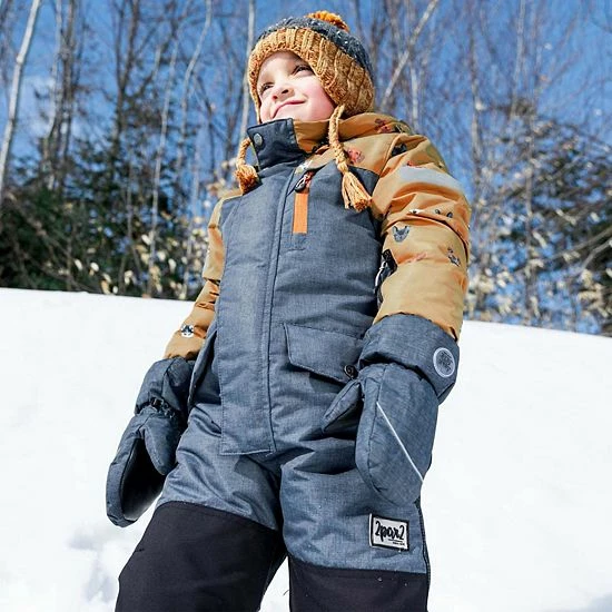 Deux Par Deux One Piece Snowsuit Printed Little Dogs - Image 2