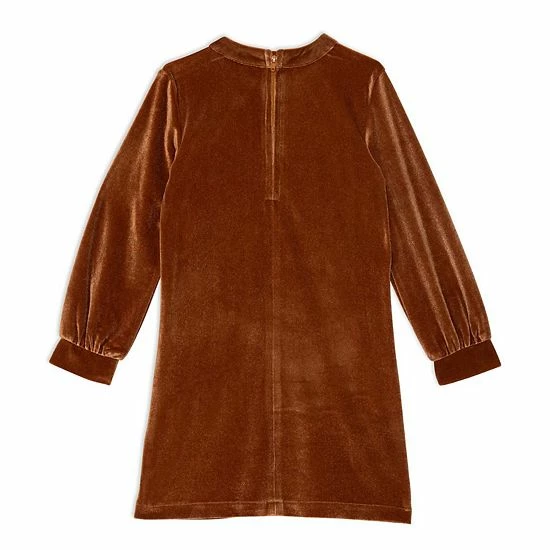 Deux Par Deux Long Sleeve Dress With Frill Ocher Deux Par Deux Long Sleeve Dress With Frill Ocher -Deux par Deux Shop unnamed file 92