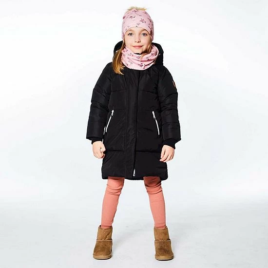 Deux Par Deux Puffy Long Coat Black - Image 5