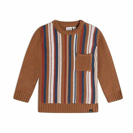 Deux Par Deux Striped Knitted Sweater